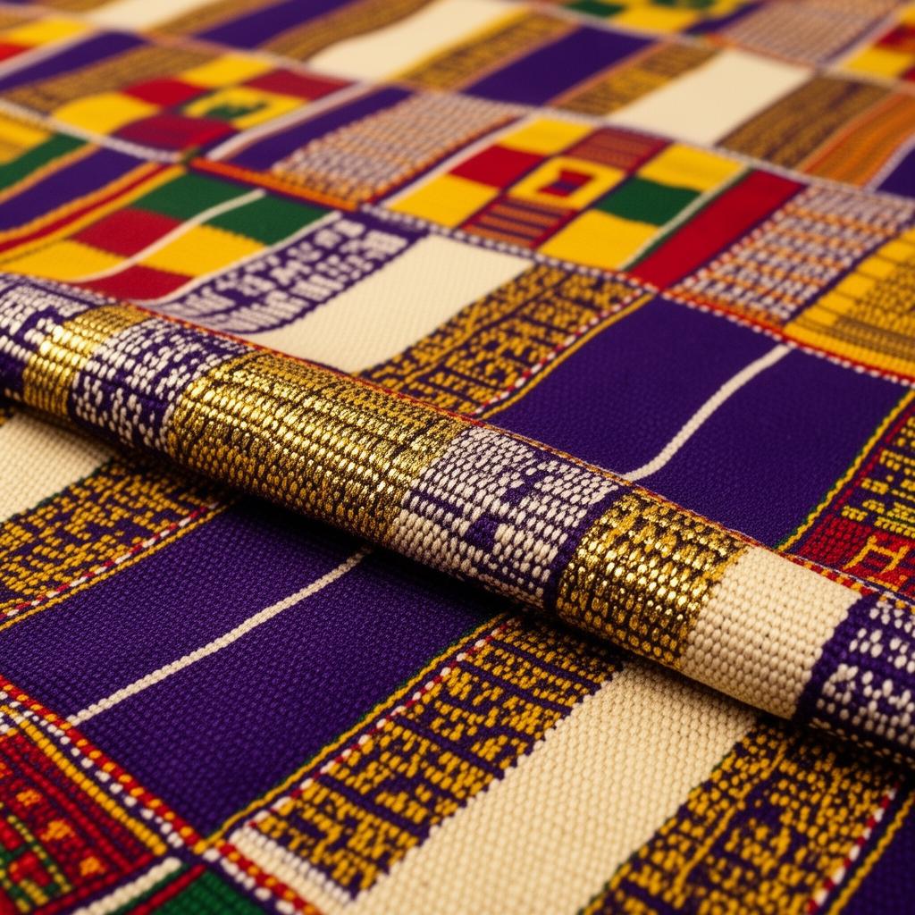 Kente weave detail
